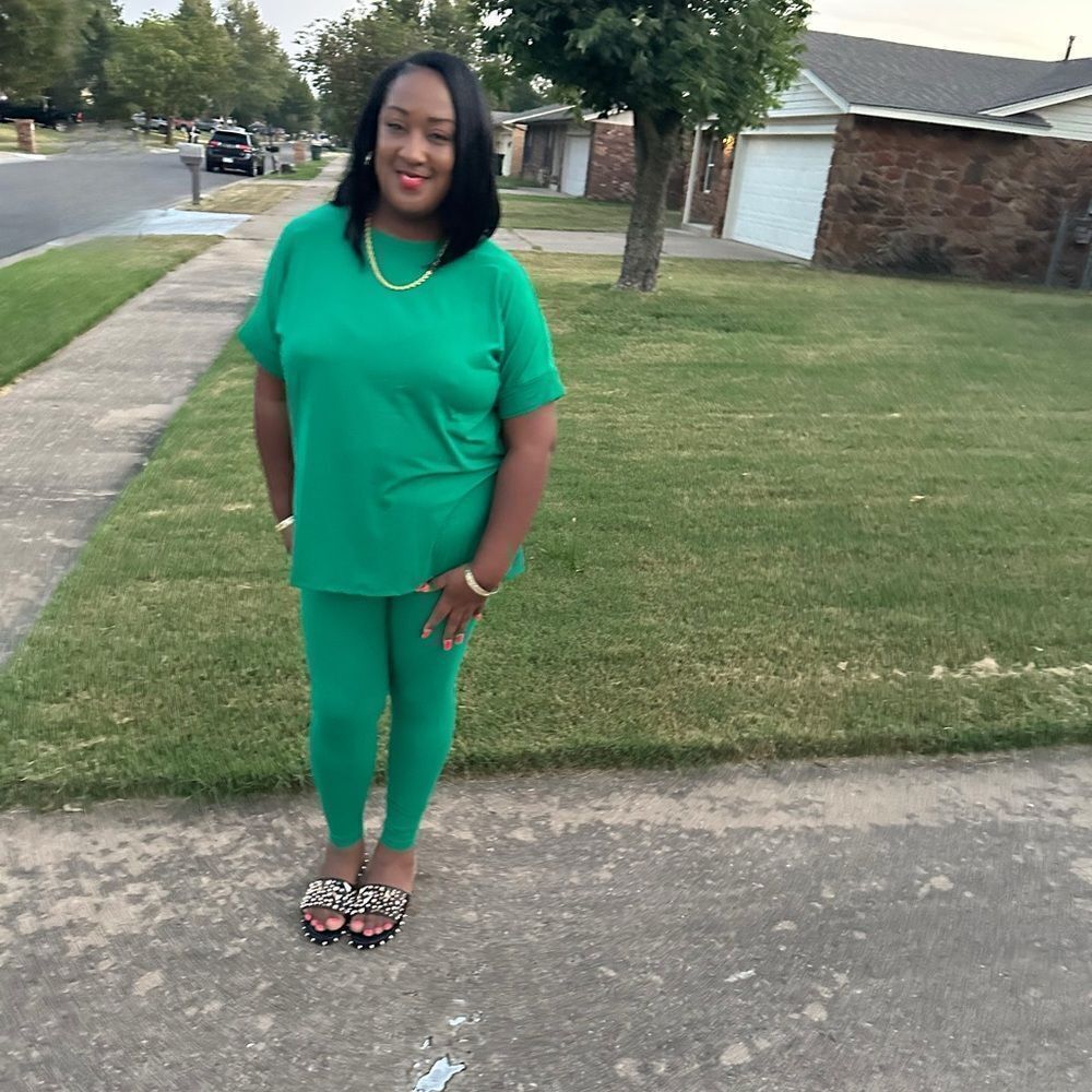 Lexi’s Green Plus Size Lounge Set